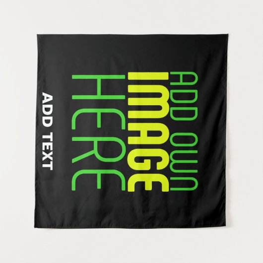 MODERNE BEWERKBARE EENVOUDIGE ZWARTE AFBEELDING TE WANDKLEED (Voorkant (horizontaal))