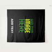 MODERNE BEWERKBARE EENVOUDIGE ZWARTE AFBEELDING TE WANDKLEED (Voorkant (horizontaal))