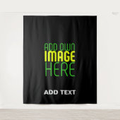 MODERNE BEWERKBARE EENVOUDIGE ZWARTE AFBEELDING TE WANDKLEED (Voorkant)