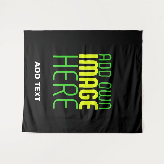 MODERNE BEWERKBARE EENVOUDIGE ZWARTE AFBEELDING TE WANDKLEED (Voorkant (horizontaal))