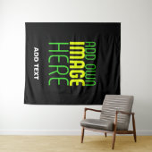 MODERNE BEWERKBARE EENVOUDIGE ZWARTE AFBEELDING TE WANDKLEED (In Situ (horizontaal))