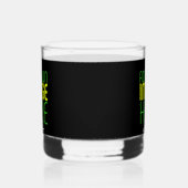 MODERNE BEWERKBARE EENVOUDIGE ZWARTE AFBEELDING TE WHISKY GLAS (Links)