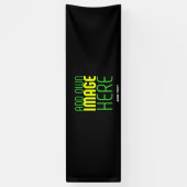 MODERNE BEWERKBARE EENVOUDIGE ZWARTE AFBEELDINGSTE SPANDOEK (Verticaal)