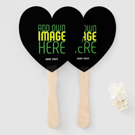 MODERNE BEWERKBARE EENVOUDIGE ZWARTE AFSBEELDING T HANDWAAIER (Voorkant en achterkant)