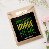 MODERNE BEWERKBARE EENVOUDIGE ZWARTE AFSBEELDINGST BEDANKZAKJE (Gezegeld)