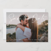 Moderne bewerkbare foto QR code | De Kaart Datum o (Voorkant)