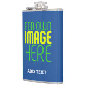 MODERNE BEWERKBARE KOBALT BLAUW AFBEELDING TEKST S HEUPFLES (Links)