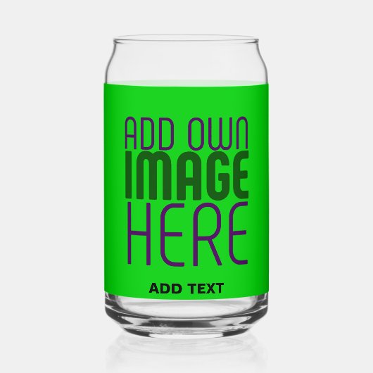 MODERNE BEWERKBARE LIME GROENE AFBEELDING TEKST SJ BLIKVORM GLAS (Voorkant)