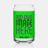 MODERNE BEWERKBARE LIME GROENE AFBEELDING TEKST SJ BLIKVORM GLAS (Achterkant)