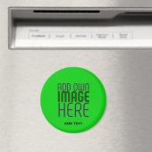 MODERNE BEWERKBARE LIME GROENE AFBEELDING TEKST SJ MAGNEET (Insitu (Vaatwasser))