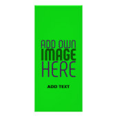 MODERNE BEWERKBARE LIME GROENE AFBEELDING TEKST SJ RECLAMEKAART (Achterkant)