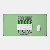MODERNE BEWERKBARE MINT GROENE AFBEELDING TEKST SJ BUREAUMAT (Keyboard & Muis)