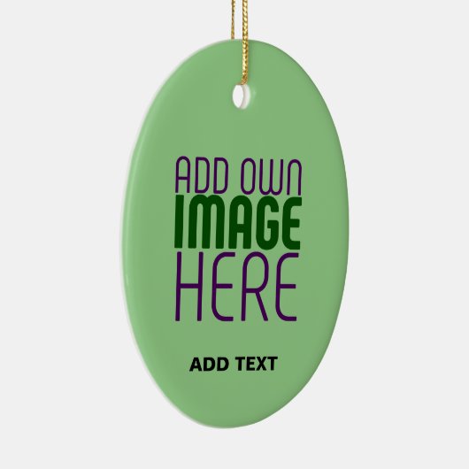 MODERNE BEWERKBARE MINT GROENE AFBEELDING TEKST SJ KERAMISCH ORNAMENT (Rechts)