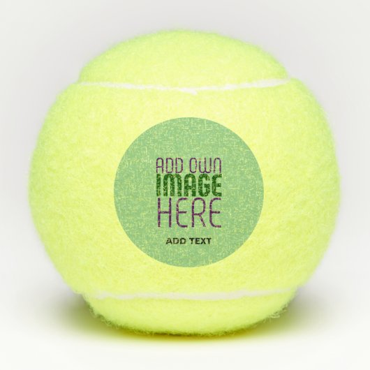 MODERNE BEWERKBARE MINT GROENE AFBEELDING TEKST SJ TENNISBALLEN (Voorkant)
