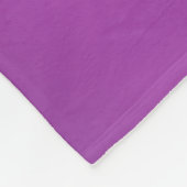 Moderne bewerkbare monografische tekst & Paarse om Fleece Deken (Hoek)