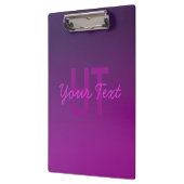 Moderne bewerkbare monografische tekst & Paarse om Klembord (Links)