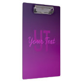 Moderne bewerkbare monografische tekst & Paarse om Klembord (Rechts)
