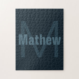 Moderne bewerkbare naam legpuzzel