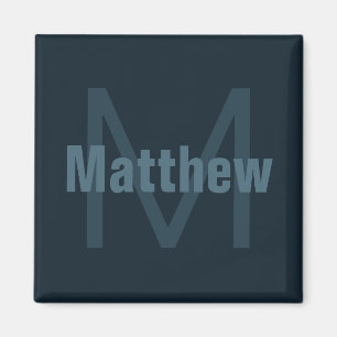 Moderne bewerkbare naam magneet