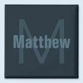 Moderne bewerkbare naam magneet