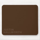 Moderne bewerkbare naam muismat (Voorkant)