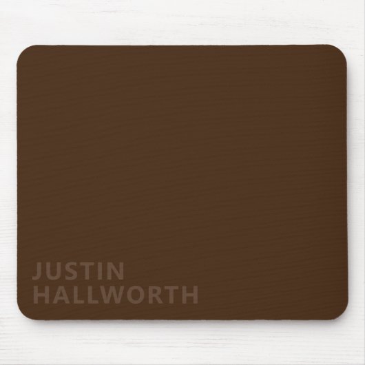 Moderne bewerkbare naam muismat (Voorkant)