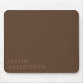 Moderne bewerkbare naam muismat (Voorkant)