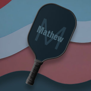 Moderne bewerkbare naam pickleball paddle