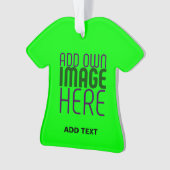 MODERNE BEWERKBARE NEON GROENE AFBEELDING TEKST SJ ORNAMENT (voorkant)