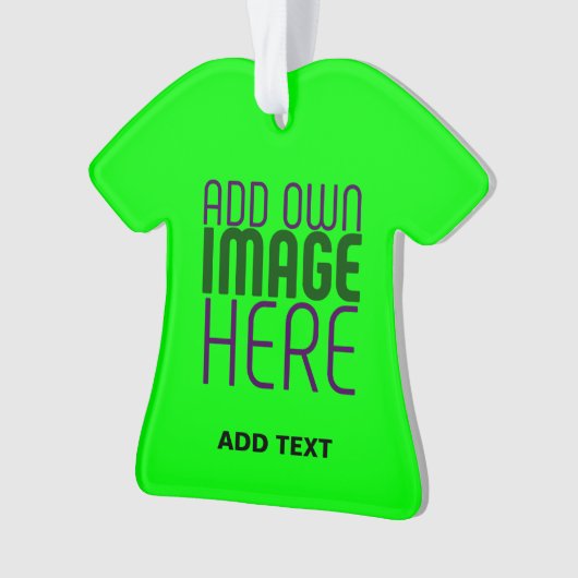 MODERNE BEWERKBARE NEON GROENE AFBEELDING TEKST SJ ORNAMENT (voorkant)