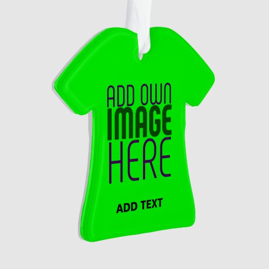 MODERNE BEWERKBARE NEON GROENE AFBEELDING TEKST SJ ORNAMENT (voorkant)