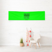 MODERNE BEWERKBARE NEON GROENE AFSBEELDINGSTEKST S SPANDOEK (Insitu)