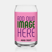 MODERNE BEWERKBARE SCHATTIGEE HOT ROZE AFBEELDING BLIKVORM GLAS (Achterkant)