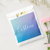 Moderne bewerkbare script schrijven | Kleurrijke O Bedankzakje (Gezegeld)