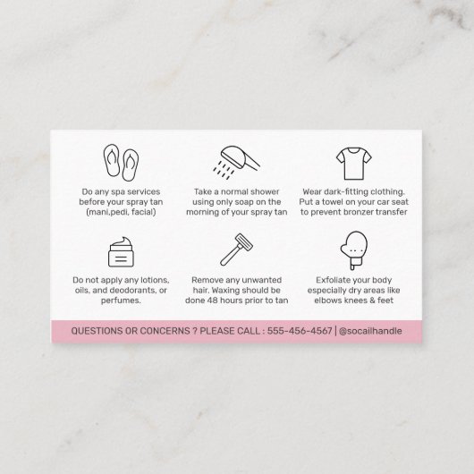 Moderne bewerkbare snuit, tenzij verstuiver voor v visitekaartje (Achterkant)