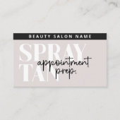 Moderne bewerkbare snuit, tenzij verstuiver voor v visitekaartje (Voorkant)