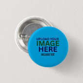 Moderne bewerkbare Swag-design met afbeelding en t Ronde Button 3,2 Cm (Voorkant /achterkant)