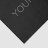 Moderne bewerkbare tekst | Donkergrijs en zwart Tissuepapier (Detail)