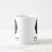 Moderne bewerkbare zakelijke promotie Logo Sjabloo Koffiemok (Center)