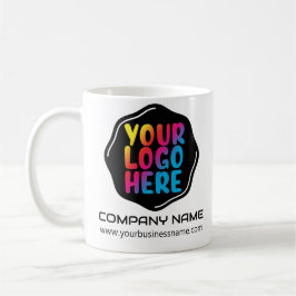 Moderne bewerkbare zakelijke promotie Logo Sjabloo Koffiemok