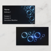 Moderne bezoekkaart visitekaartje (Voorkant / Achterkant)