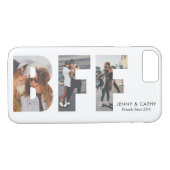 Moderne BFF Fotocollage Beste Vrienden Vriendschap Case-Mate iPhone Case (Achterkant (Horizontaal))