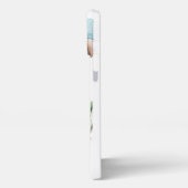 Moderne BFF roze foto aandenken iPhone Hoesje (Linkerkant)