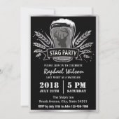 Moderne Biergerst Jonge-Mannen-afscheidspartij Uit Kaart (Voorkant)