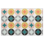 Moderne Big Circles uit de midden van de eeuw herh Stof (Fat Quarter)