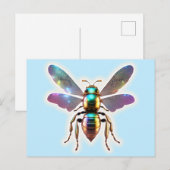 Moderne bij briefkaart (Voorkant / Achterkant)