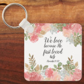 Moderne Bijbel 1 John 4:19 Sleutelhanger (Voorkant)