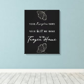 Moderne Bijbelprijsopgave geprezen persoonlijke fa Canvas Afdruk (Insitu (Houten vloer))