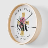 Moderne Bijbelse Floral Cross (Hoek)