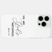 Moderne Bijbelvers Case-Mate iPhone Case (Achterkant (horizontaal))